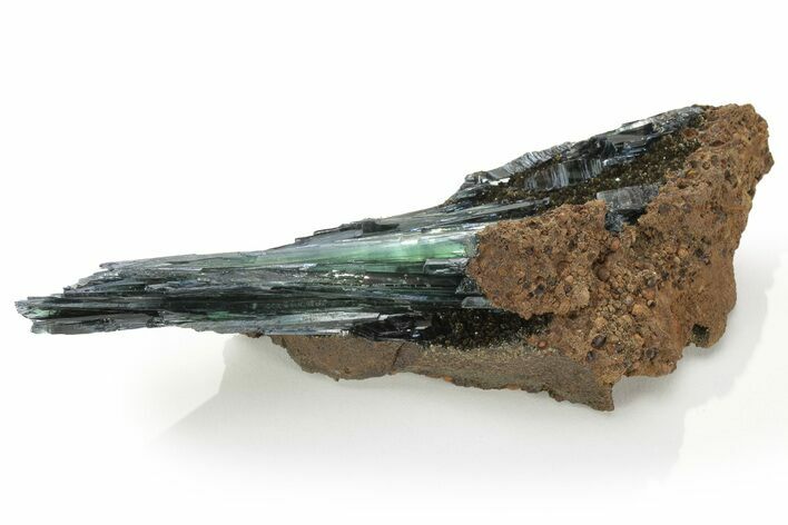 Gemmy, Emerald-Green Vivianite Crystal Cluster - Brazil #218190